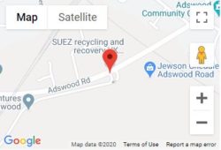 Adswood Recycling Centre Location Map