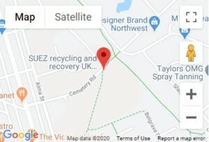 Cemetery Road HWRC Small Map