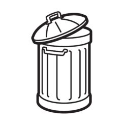 General waste bin icon