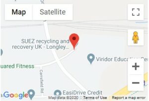 Longley Lane HWRC Small Map