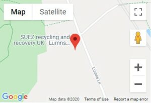 Lumns Lane HWRC Small Map
