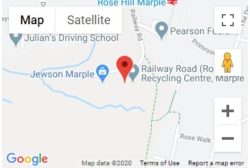 Rose Hill Recycling Centre Location Map