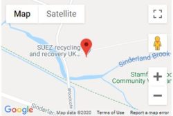 Woodhouse Lane Recycling Centre location map