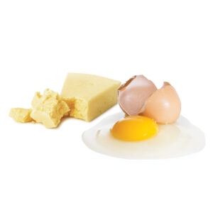 Dairy including egg shells