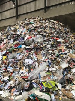 A rubbish pile