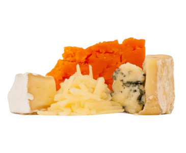 varying types of cheeses