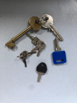 keys on a table