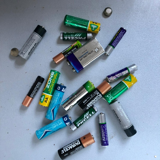 old batteries
