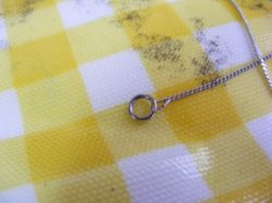 a necklace being repaired and upcycled