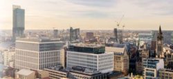 Manchester city skyline