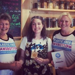 Women of Tea Atelier with their business awards