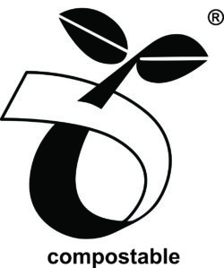 compostable seedling logo