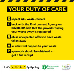 Your duty of care - S.C.R.A.P code