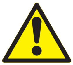 Hazard warning sign