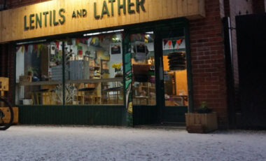 Lentils and Lather shop front