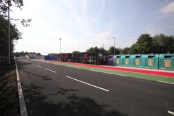 Boysnope Wharf Recycling Centre road