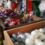 Boxes of baubles and tinsel