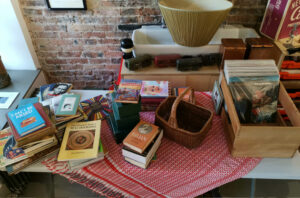 Second hand books vinyl and vintage items © Emmaus Mossley