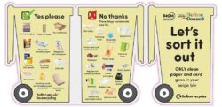 Bolton bin shaped leaflet