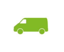 Green van