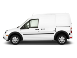 Image of a white transit van