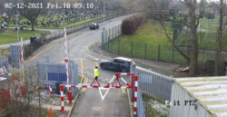 CCTV image of someone fly tipping