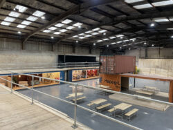 Birds eye view inside of renew hub