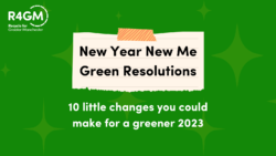 New Year New Me Green Resolutions. 10 little changes you could make for a greener 2023
