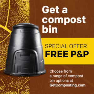Get a compost bin. Special offer Free P&P