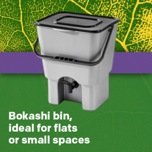 Bokashi bin, ideal for flats or small spaces