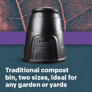 Traditional compost bin, two sizes, ideal for any garden or yards
