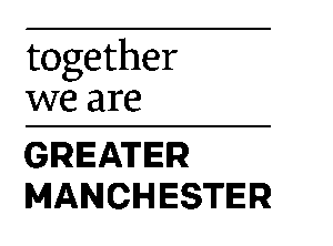 together we are GM logo black