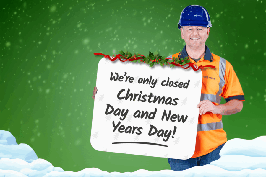 we're only closed Christmas Day and New Years Day