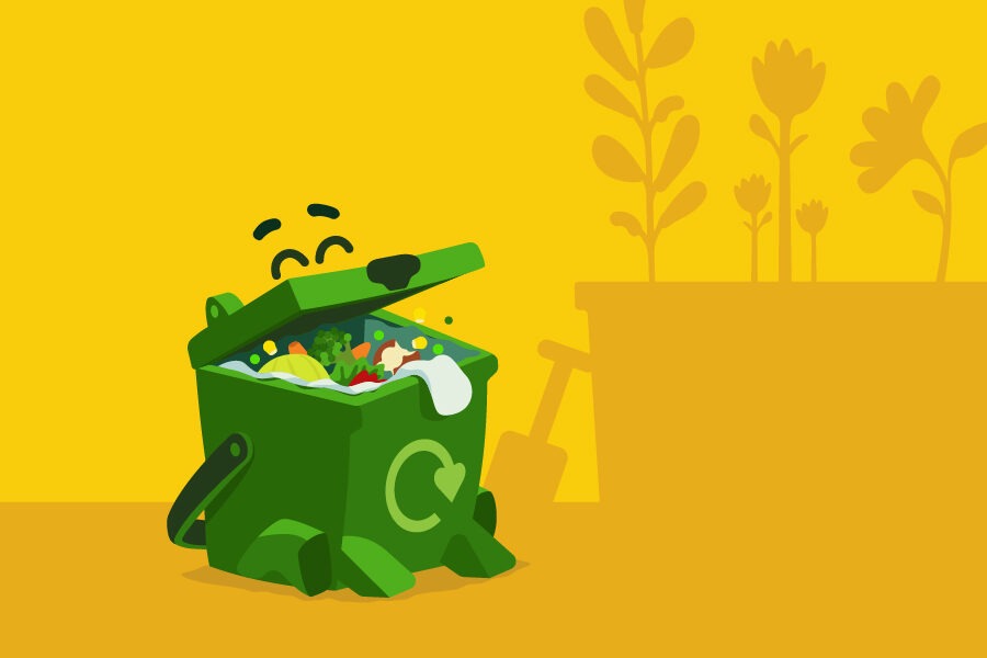 animated food caddy
