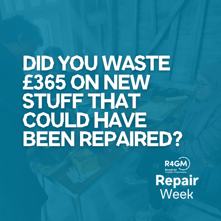 Save £365 a tear by repairing your stuff! Repair Week