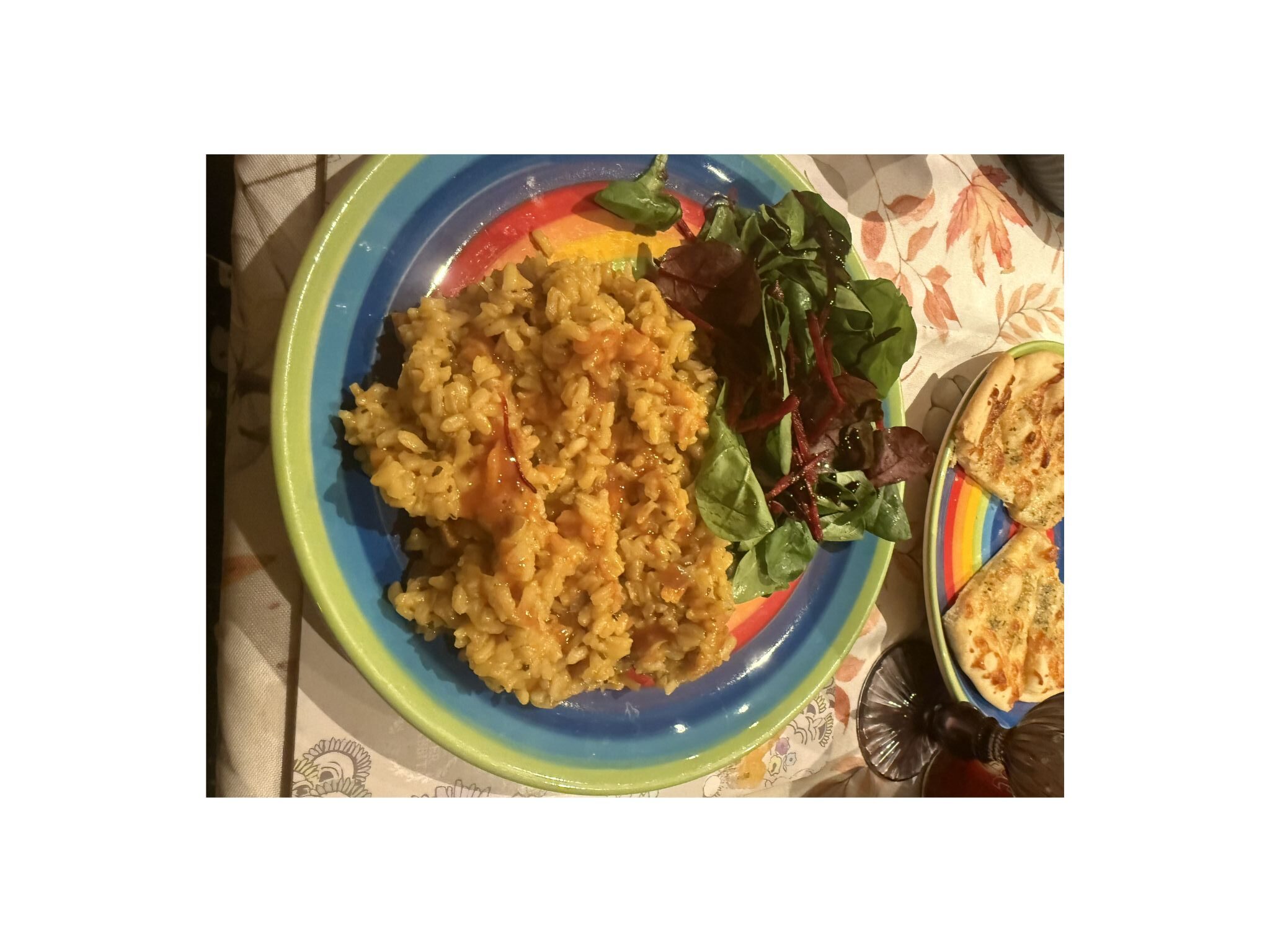 Meal made from pumpkin